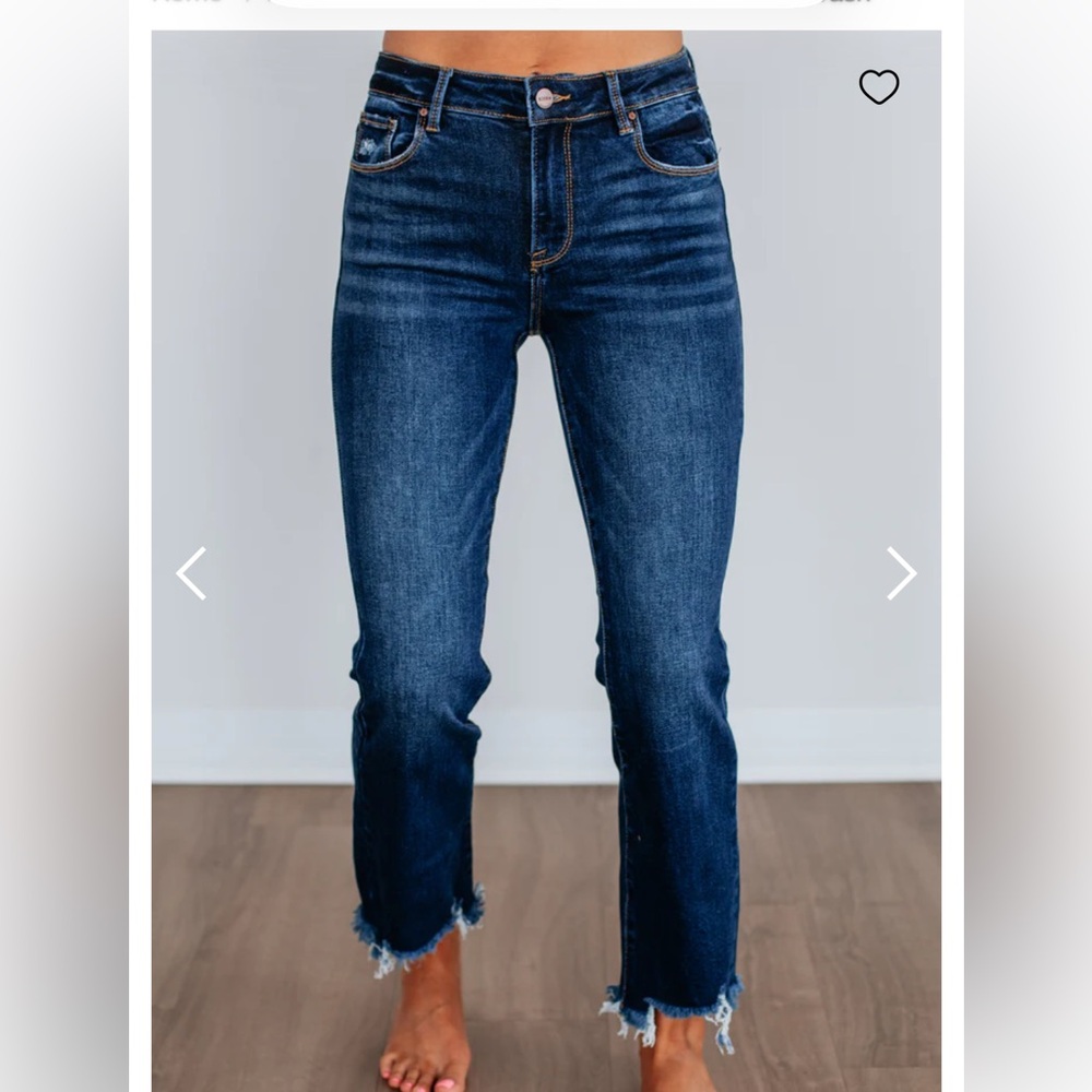 Risen Kennedy (Wild Oak boutique) dark wash jeans 7/28